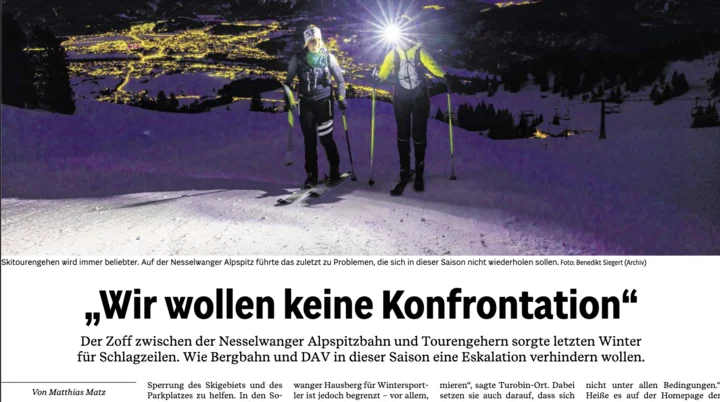 Zeitungsartikel | © DAV Füssen
